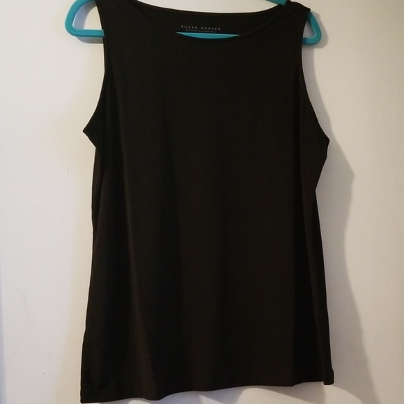 Susan Graver Tank Black - Picture 2 of 4